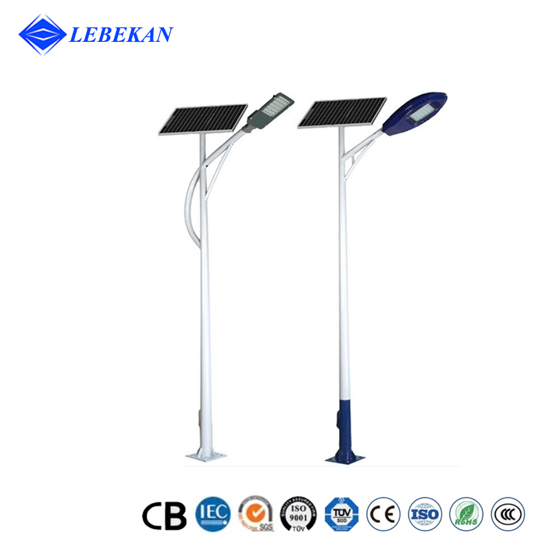 IP65 Waterproof Separate Solar Street Light with LiFePO4 Battery 30W to 200W Dusk to Dawn &amp; Motion Sensor for Road, Garden, Parking Lot 10-Year Warranty