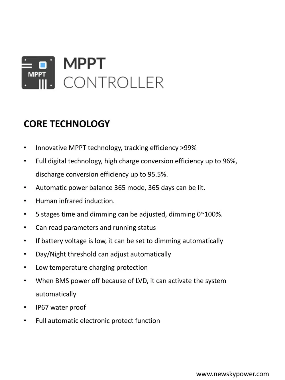 Solar Street Lamp NS Series Detail