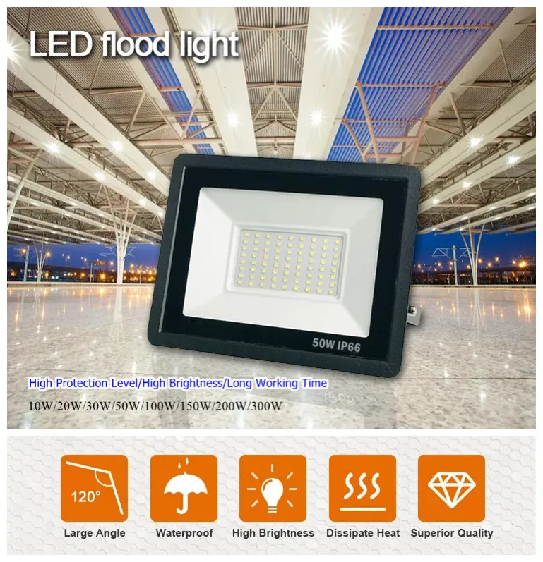 300W LED Flood Luminaire