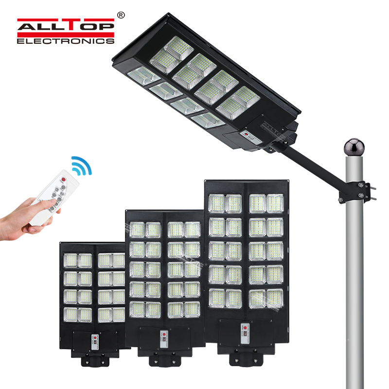 Alltop All in One 300W 400W 500W IP65 Waterproof Garden Park Outdoor Integrated Solar LED Street Lamp