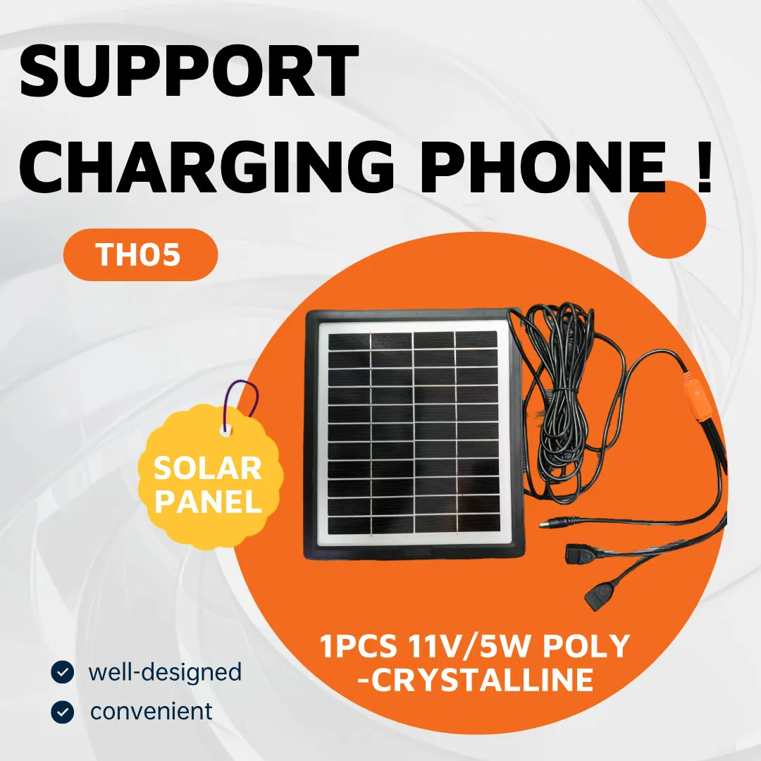 Portable Solar Home Lighting System with 3LED Lights Mobile Phone Chargers