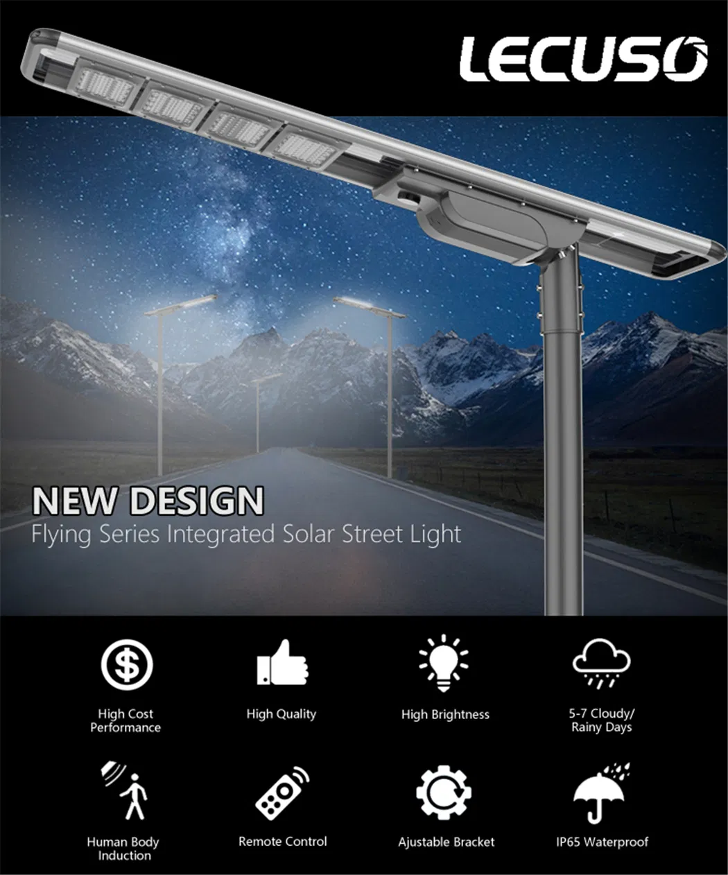 Solar Street Light Main View