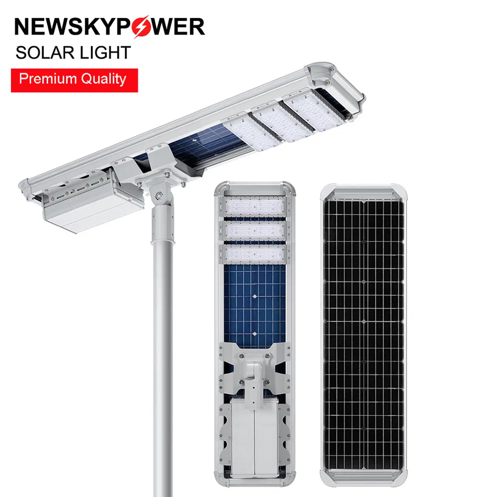 Double-Sided Charging Outdoor Waterproof Integrated LED All in One Solar Street Lamp 40W-120W
