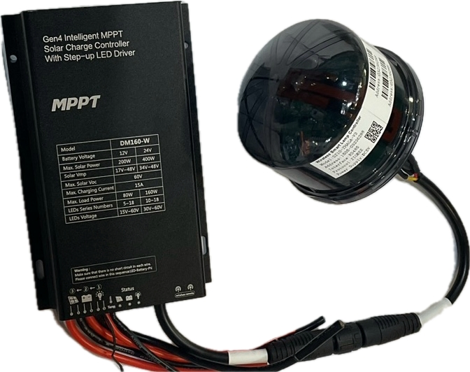 100W 120W IoT Smart Solar Light with Zigbeer 4G Loral Control System