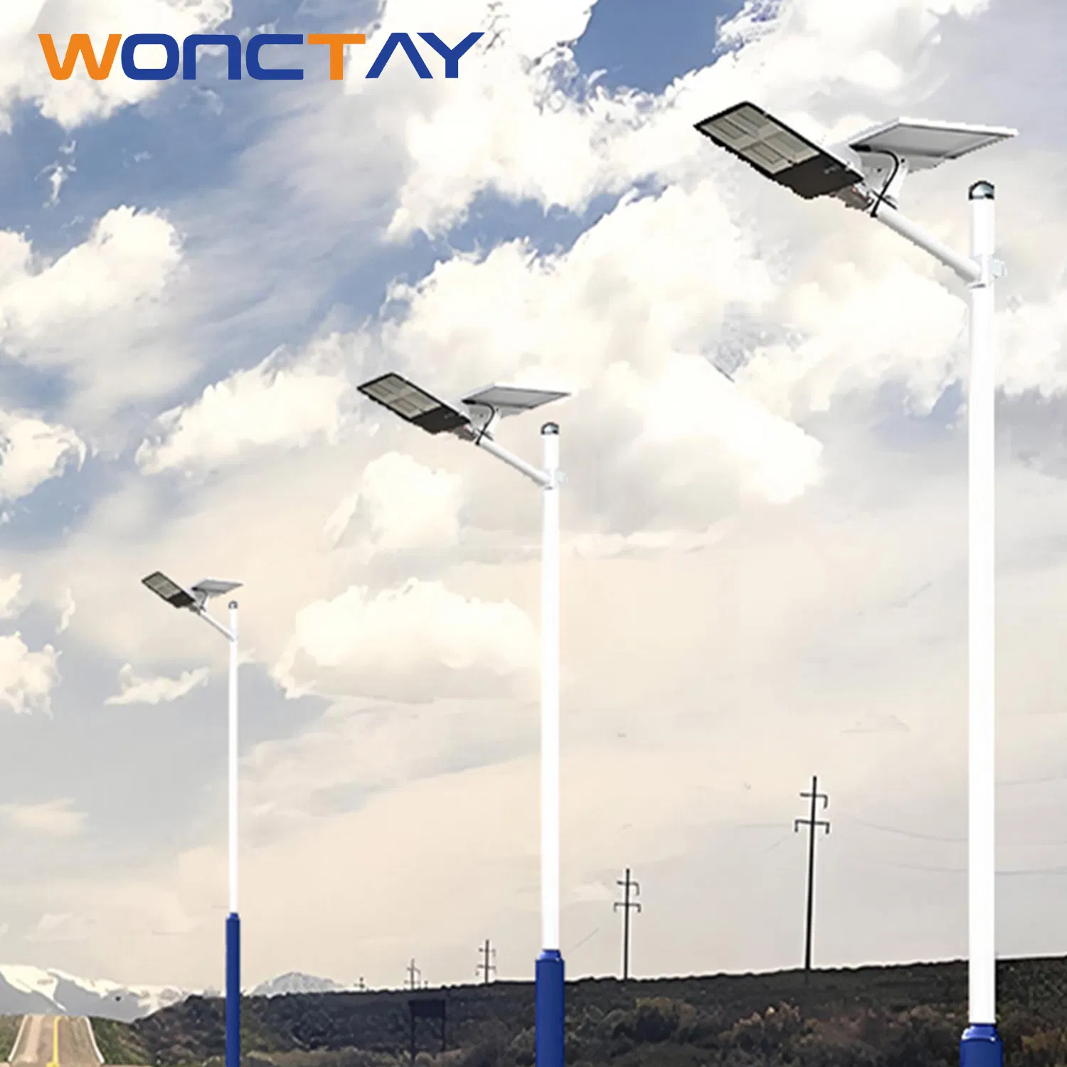 Outdoor Single Arm Hours Philis Wonctay Customization Solar Lighting LED Street Light