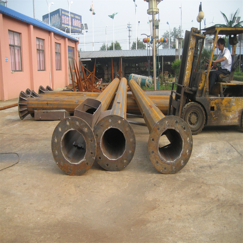 Polygonal LED High Mast Tower with Sodium Light