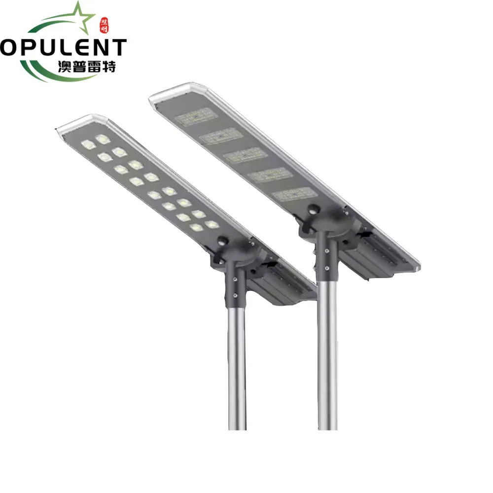Opulent LED New Outdoor Waterproof 60W 80W 100W 120W Integrated All in One LED Solar Street Lumionarie Solar Street Lamp