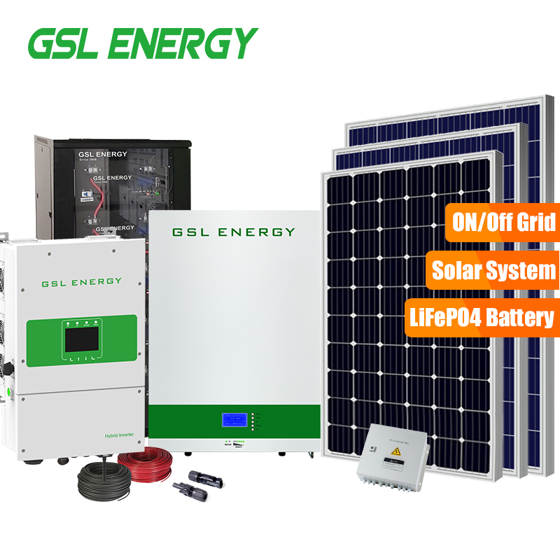 25 Years Warranty High Efficiency Monocrystalline Solar Panel Power Generator System 10kw 20kw 50kw Solar Home Lighting System