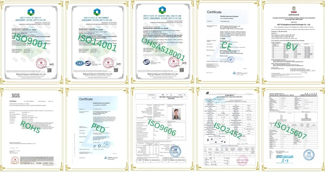 Certificates