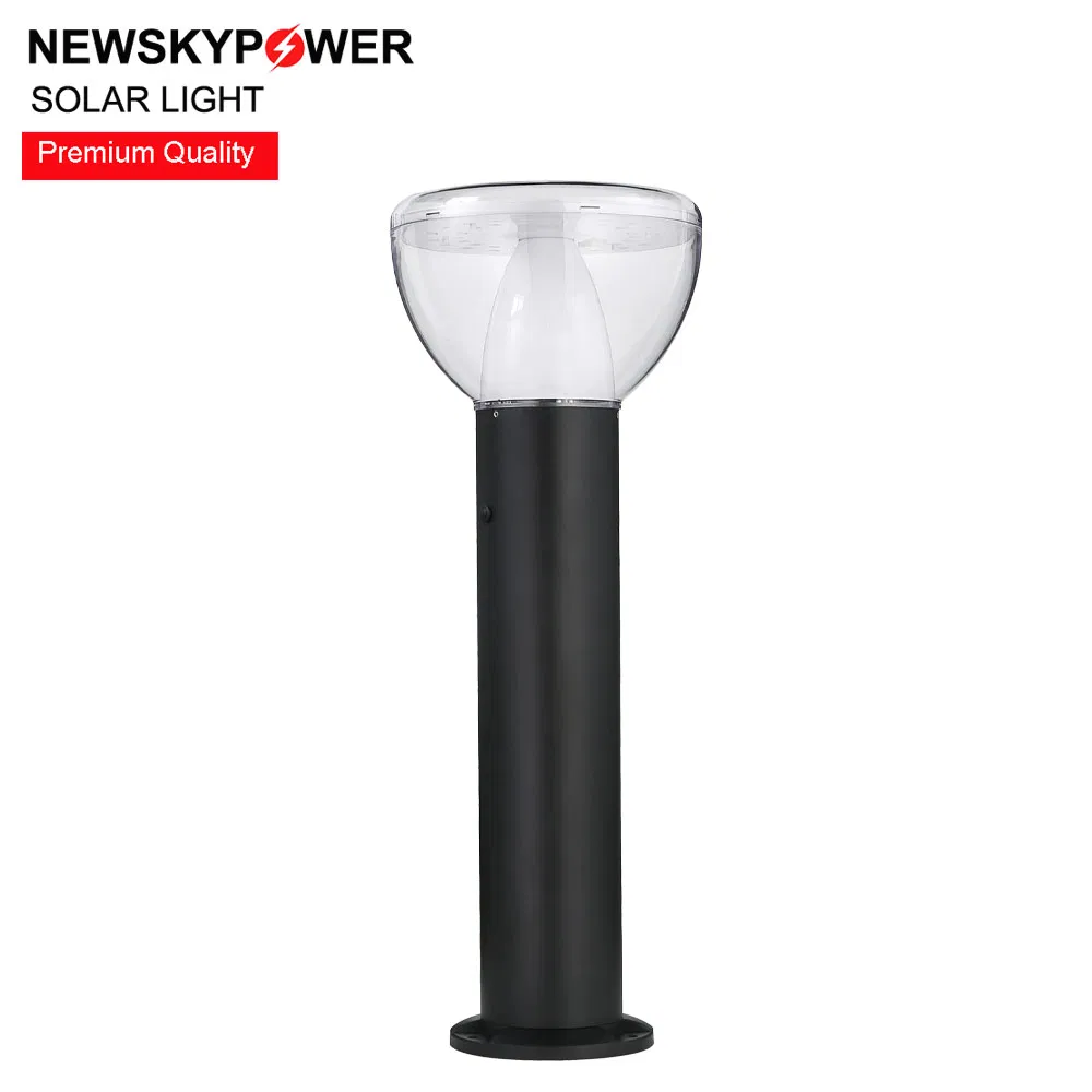 Energy Saving Solar Powered Waterproof Plastic LED Solar Light for Garden Decoration