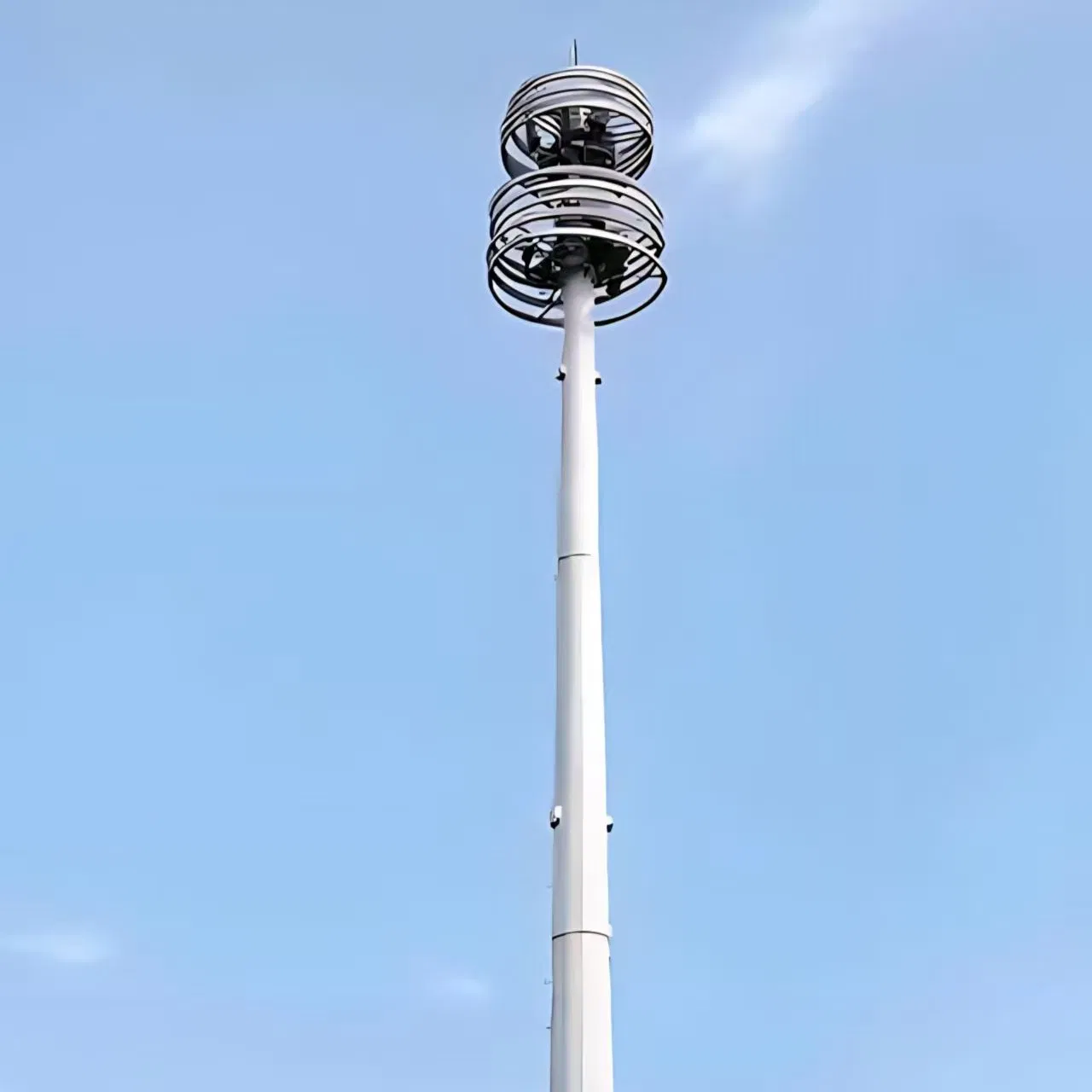 China 6m 8m 10m 12m Galvanized Steel Monopole Telecom Cell Truss Tower for Power Transmission or Telecommunication Price for Sale
