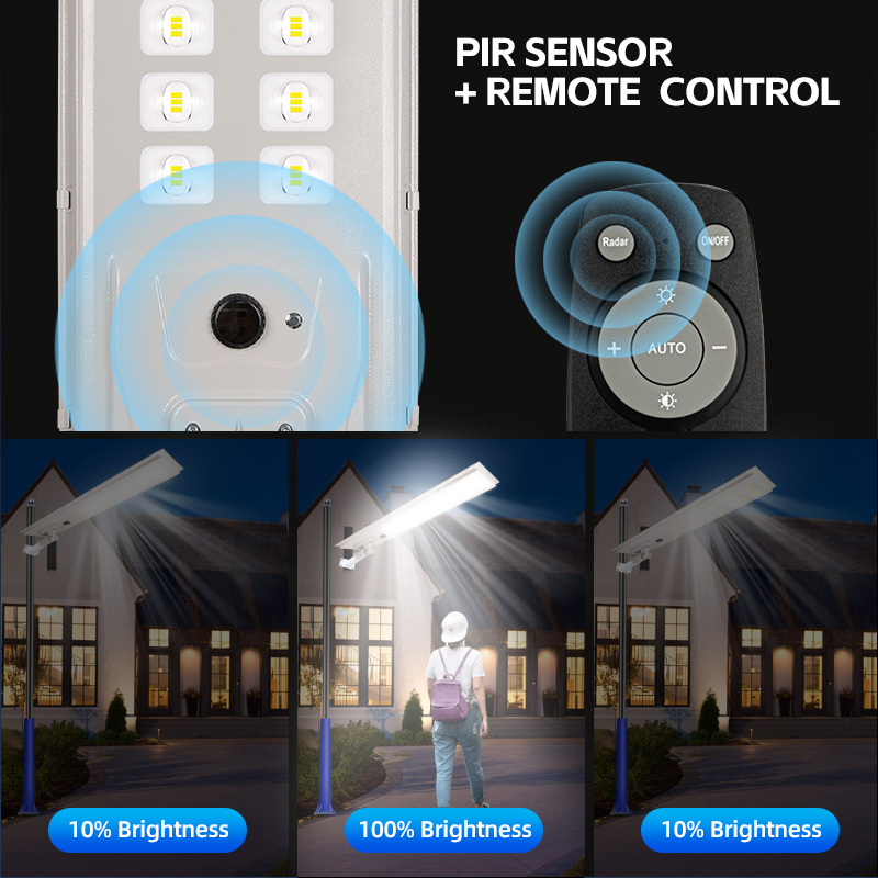 32700 Grade Battery Aluminum Solar Split Outdoor LED Highway Light for Port Areas