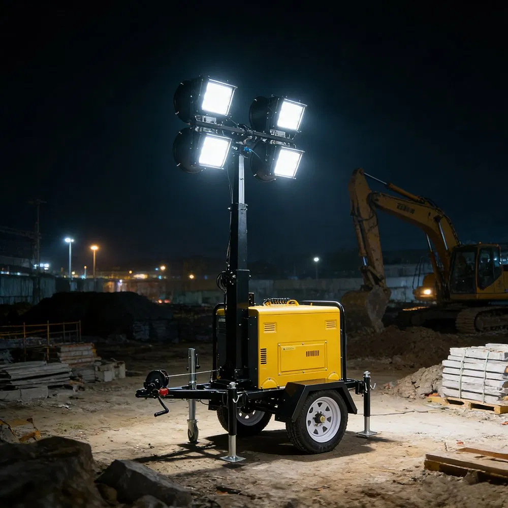 Floodlight Tower for Stadium Temporary Lighting