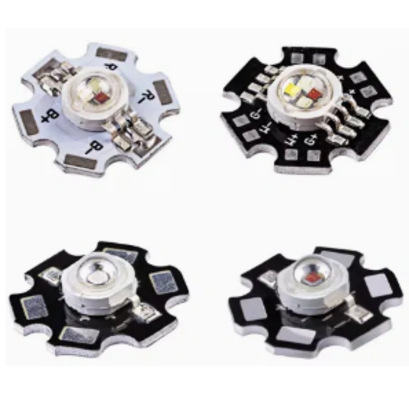 High Lumen, High-Power SMD LED Chip, White Plum Blossom Board LED Chip