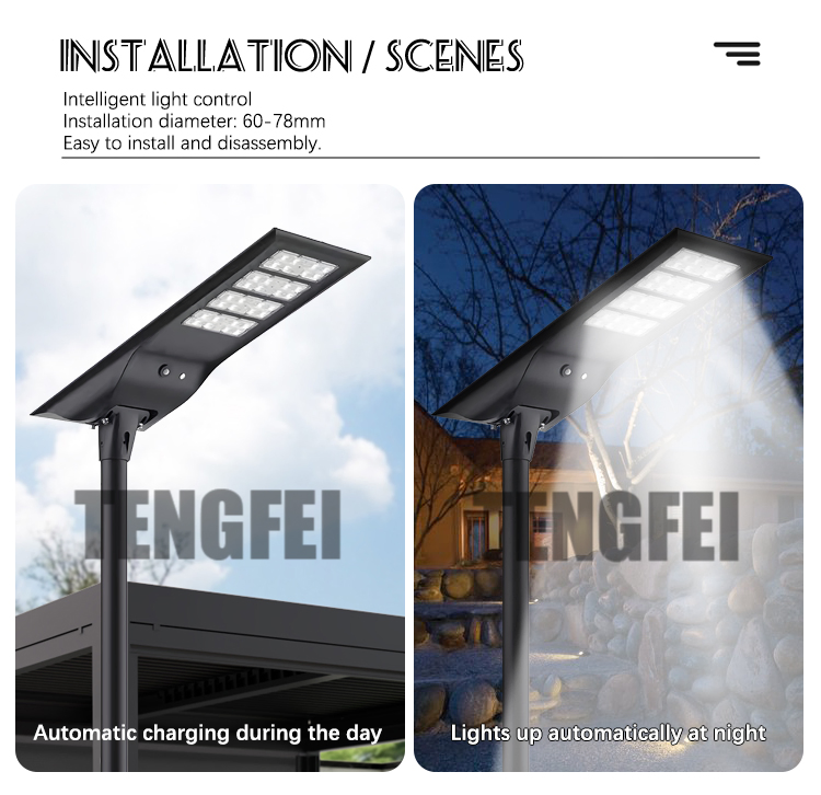 Wholesale Multi Fuction Smart All in One Integrated LED Solar Street Lamp