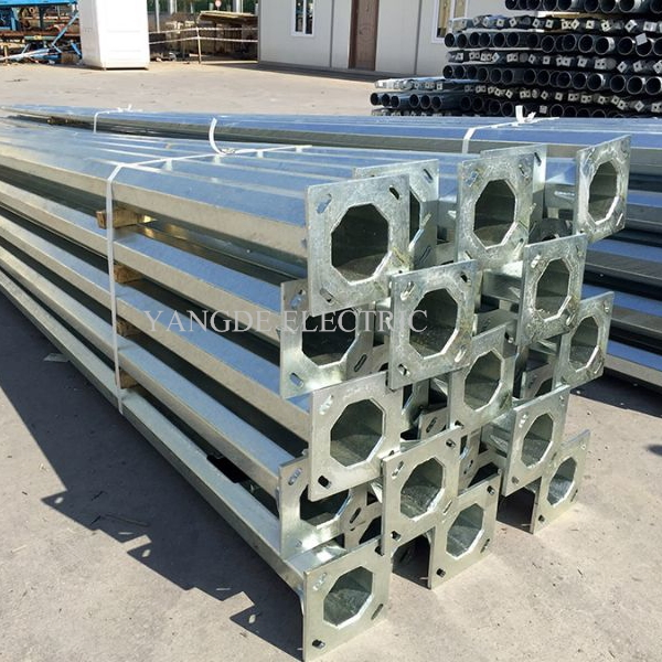 Outdoor Single Double Arm 6-12m Hot-DIP Galvanized Lighting Post Street Lighting Pole