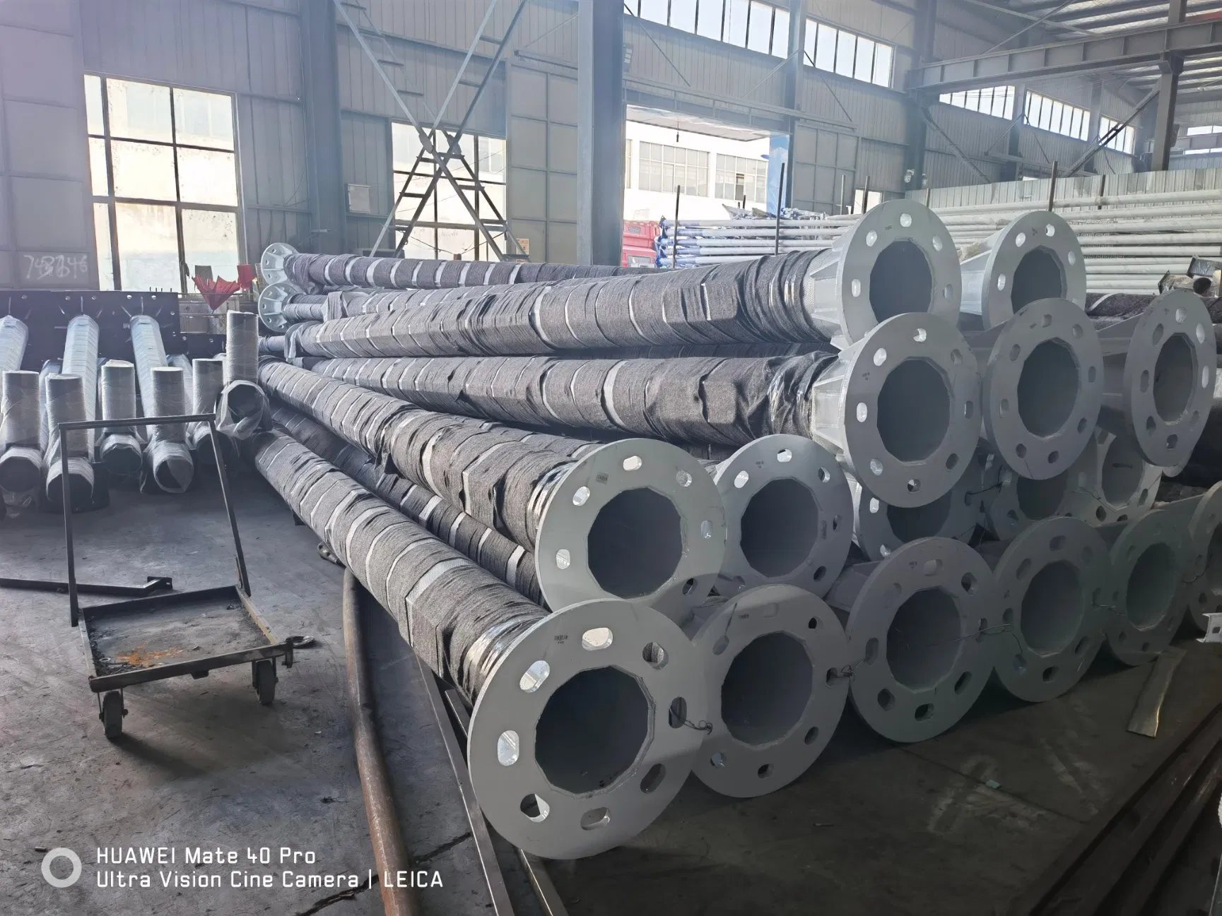 Hot DIP Galvanized Street Light Pole for Exterior Lighting Fixture