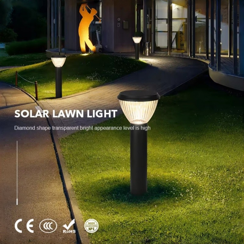 Hot Sales Long Battery Life Waterproof Outdoor Lighting Solar-Powered LED Garden Lights Easy Setup for Lasting Illumination