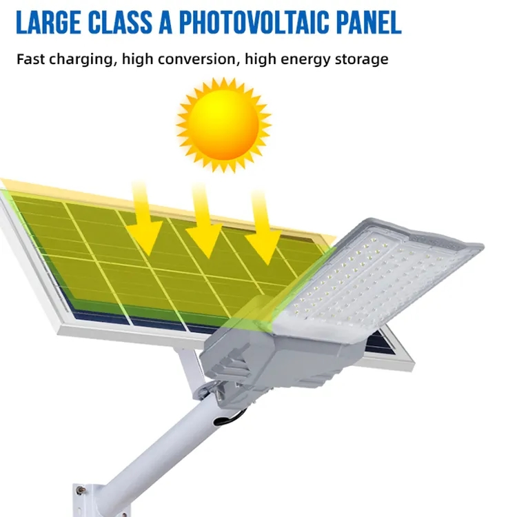 Eco-Friendly Solar-Powered Street Light with Remote Control Feature