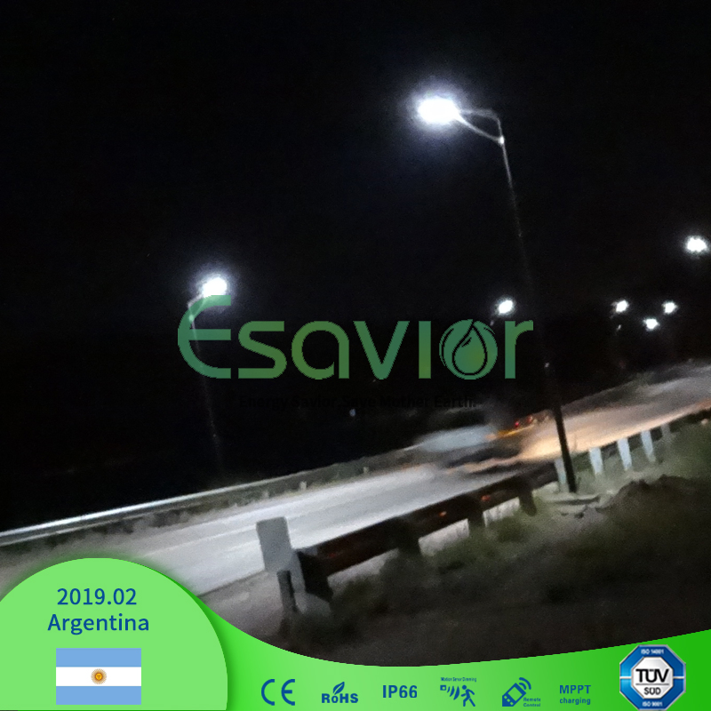 12.8V 6ah LiFePO4 Lithium Battery 10W All in One Solar LED Lamp Outdoor Road LED Solar Powered Street Light