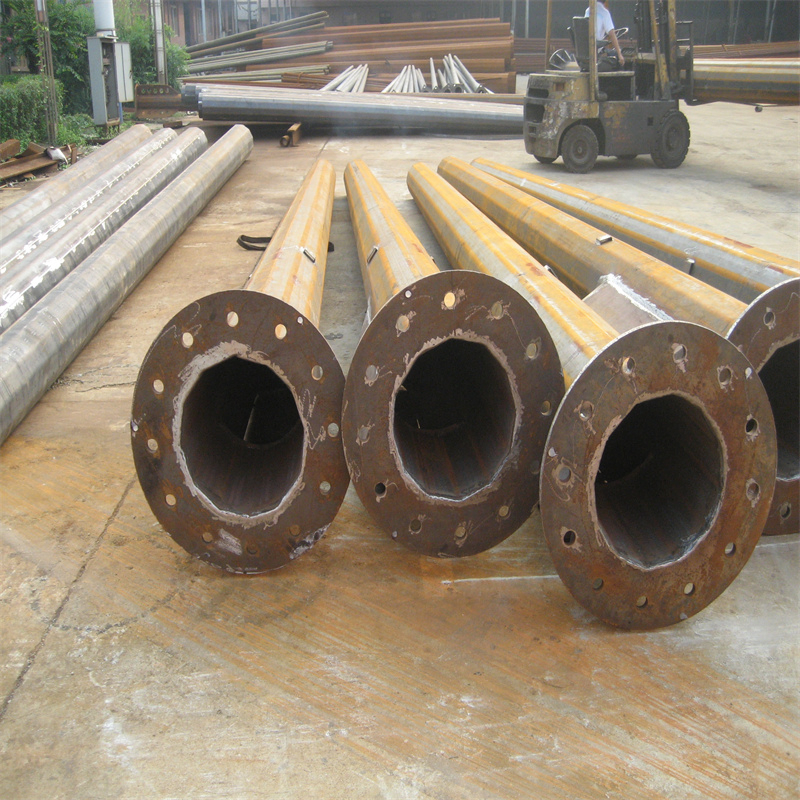 LED High Mast Tower with Round Shape