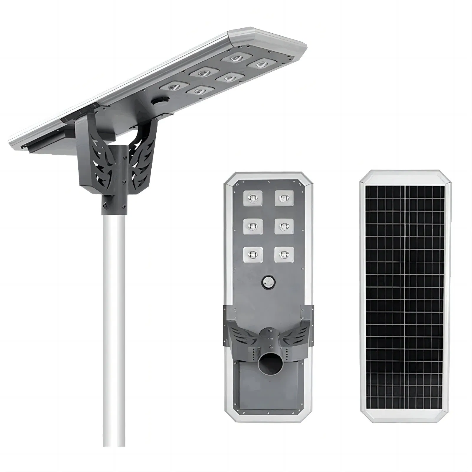 Powerful LiFePO4 Battery 60W 70W LED Solar Powered Street Light LED Outdoor Lights Dusk to Dawn Germany for Outdoor Environment