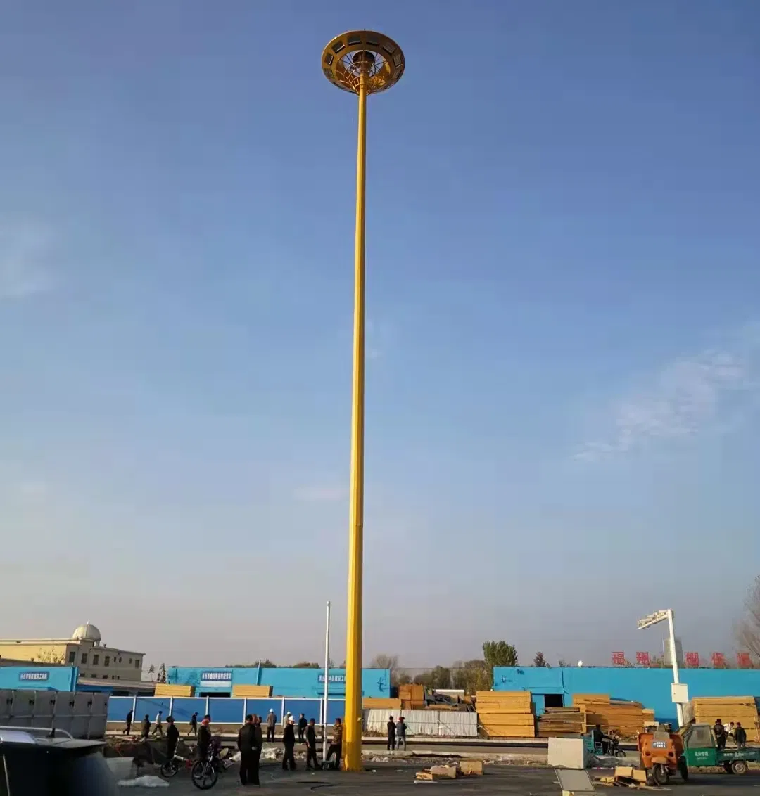 IP66 Waterproof Factory Price 30m Airport High Mast Tower Pole with LED Flood Lightging