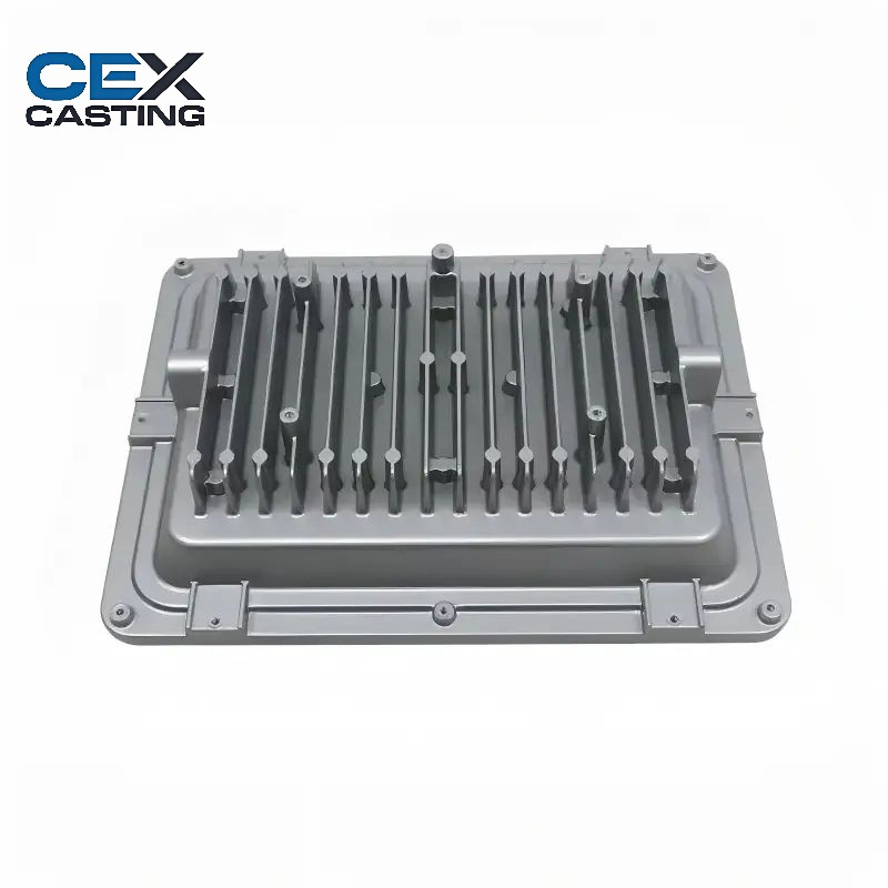 OEM Aluminum/Zinc/Zamark/Stainless Steel/Iron/Bronze/Aluminium Die/Squeeze Casting/Sand/Investment Casting LED Floodlight Housing for Machinery/Auto Parts/Pump