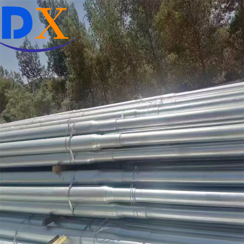 9m Hot DIP Galvanized Swage Tapered Pole Tubular Street Lighting Pole