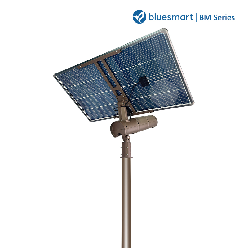 60W/80W All in One Outdoor Solar Powered LED Sensor Street Light