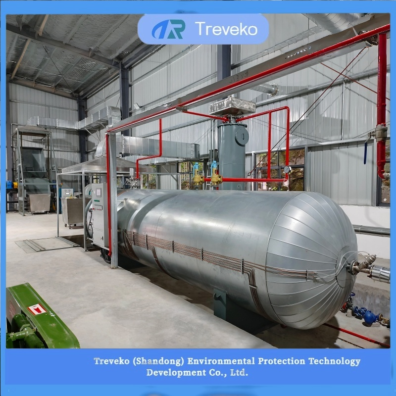 Horizontal High-Temperature Steam Sterilization Shredding Equipment for Mixed Clinical and Laboratory Waste