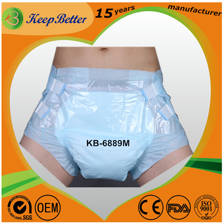 Medical Supply Disposable Incontinence Product Printed Bariatric Adult Diaper OEM Privatelabel Wholesale Premium Quality Thick Absorbent Pant Nappy Brief Diaper
