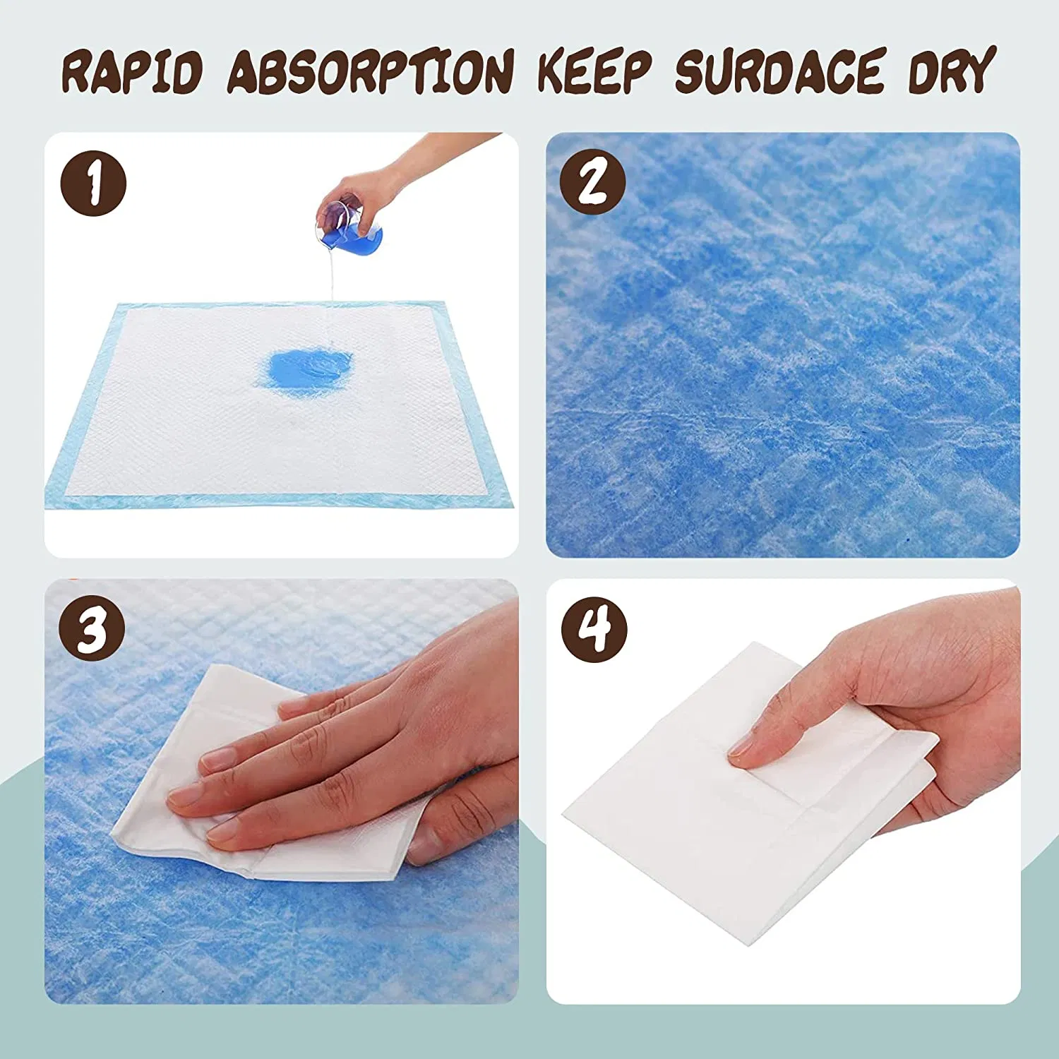 Medical Supply Underpad with ISO 13485 Certificate Disposable Bed Pad China Factory Incontinence Pad