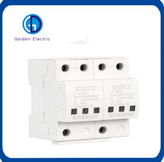 CE Approved Surge Arrester PV System Surge Protector T1 Type 20ka 40ka 60ka 1000VDC Electronic DC SPD Surge Protection Device