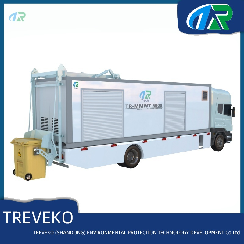 Emergency Mobile Microwave Steam Sterilization Equipment for Infectious Medical Waste
