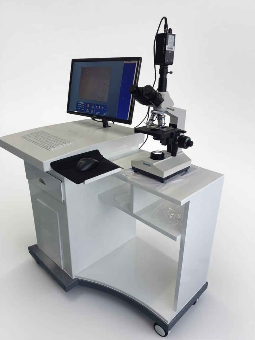 Vaginal Discharge Analyzer Clinical Laboratory Diagnostic Medical Equipment for Gynecology Examination Digital Microscopy System Leukocyte Trichomonas Candida