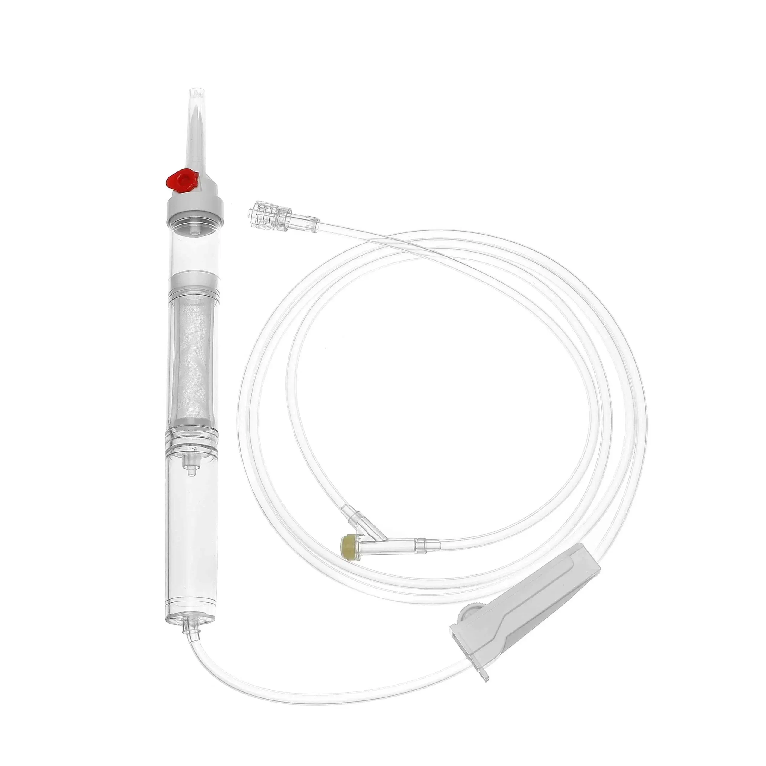 ISO13485 Medical Supplier IV Transfusion Infusion with Blood Filter