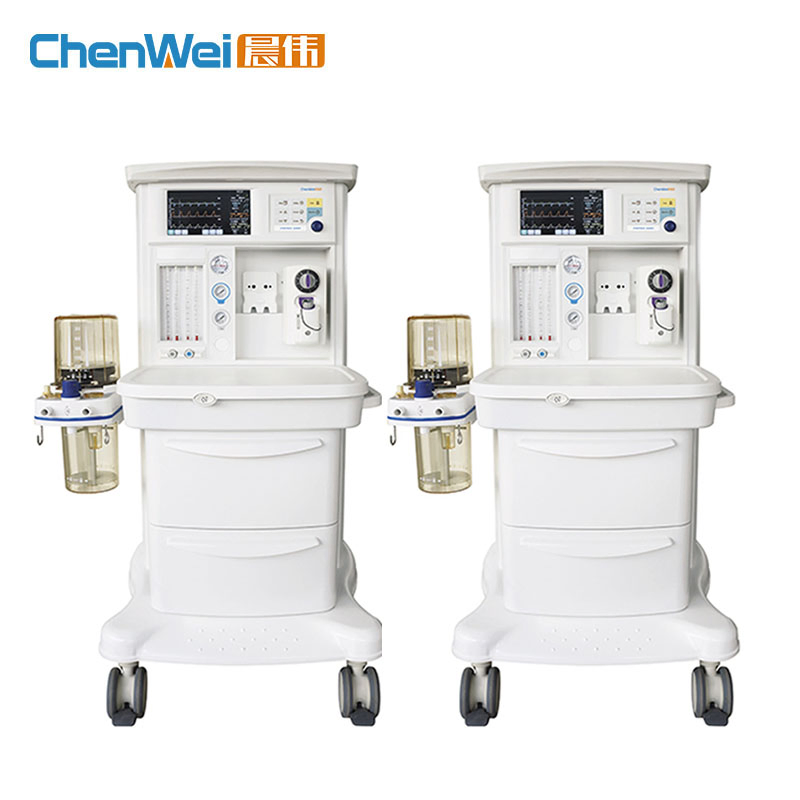 Hot Sale Anesthesia System of ICU &AMP Emergency Chenwei Cwm-201A Factory Supply Hospital Ventilator Medical Equipment