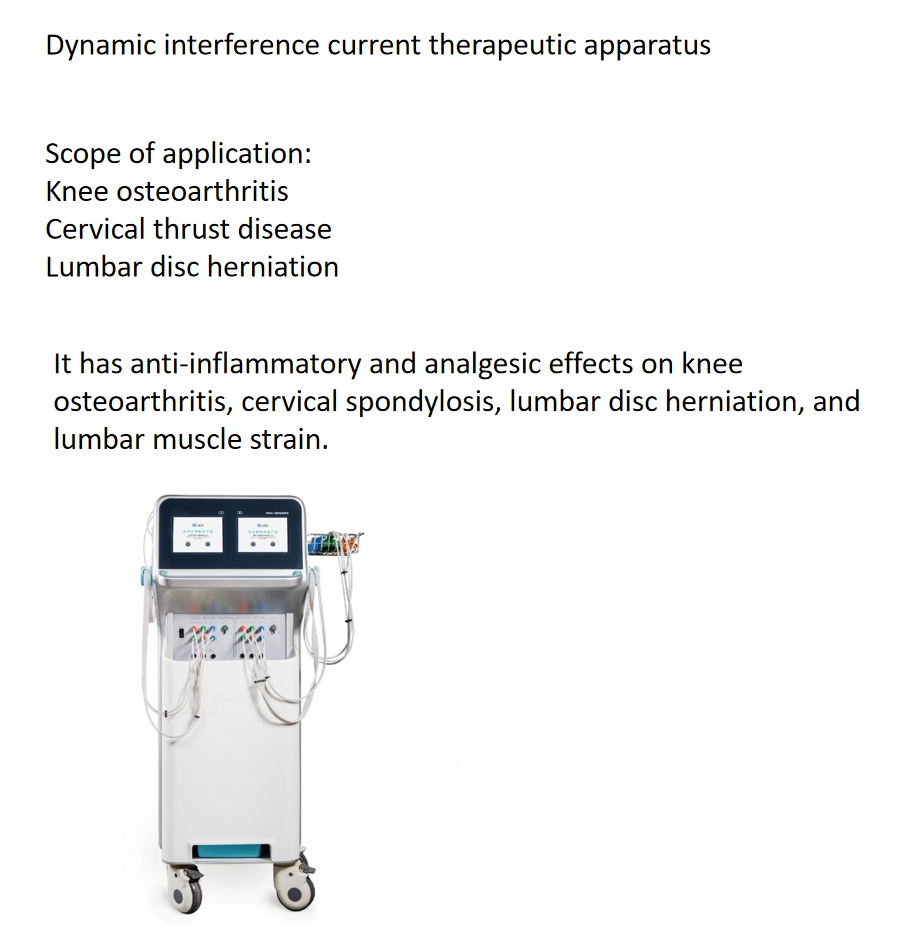 Multi-Function Medical Physiotherapy Equipment Home Device for Muscle Recovery, Dynamic Interference Current Therapy Device Used in Clinical Care