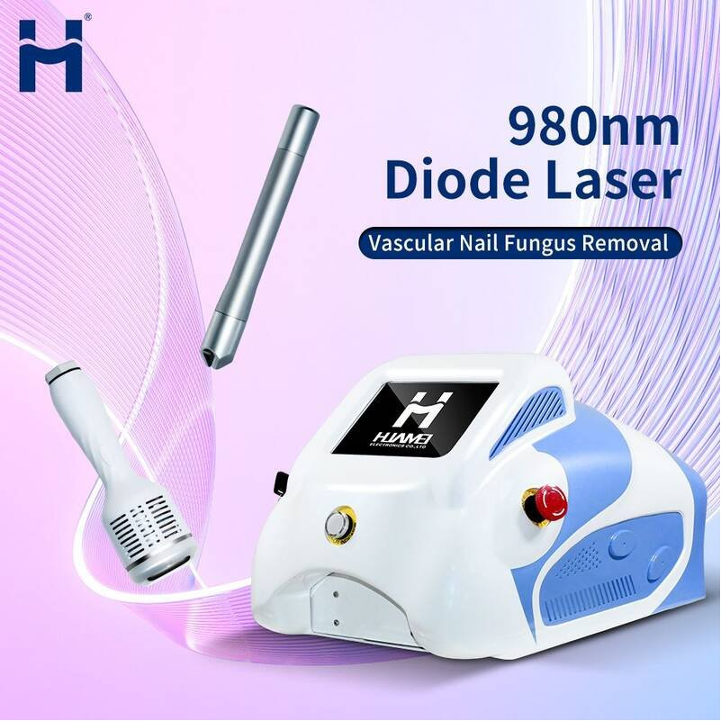 980nm Diode Laser Spider Vein Removal Machine Nail Fungus Removal Vascular Removal Physical Therapy Laser Beauty Equipment