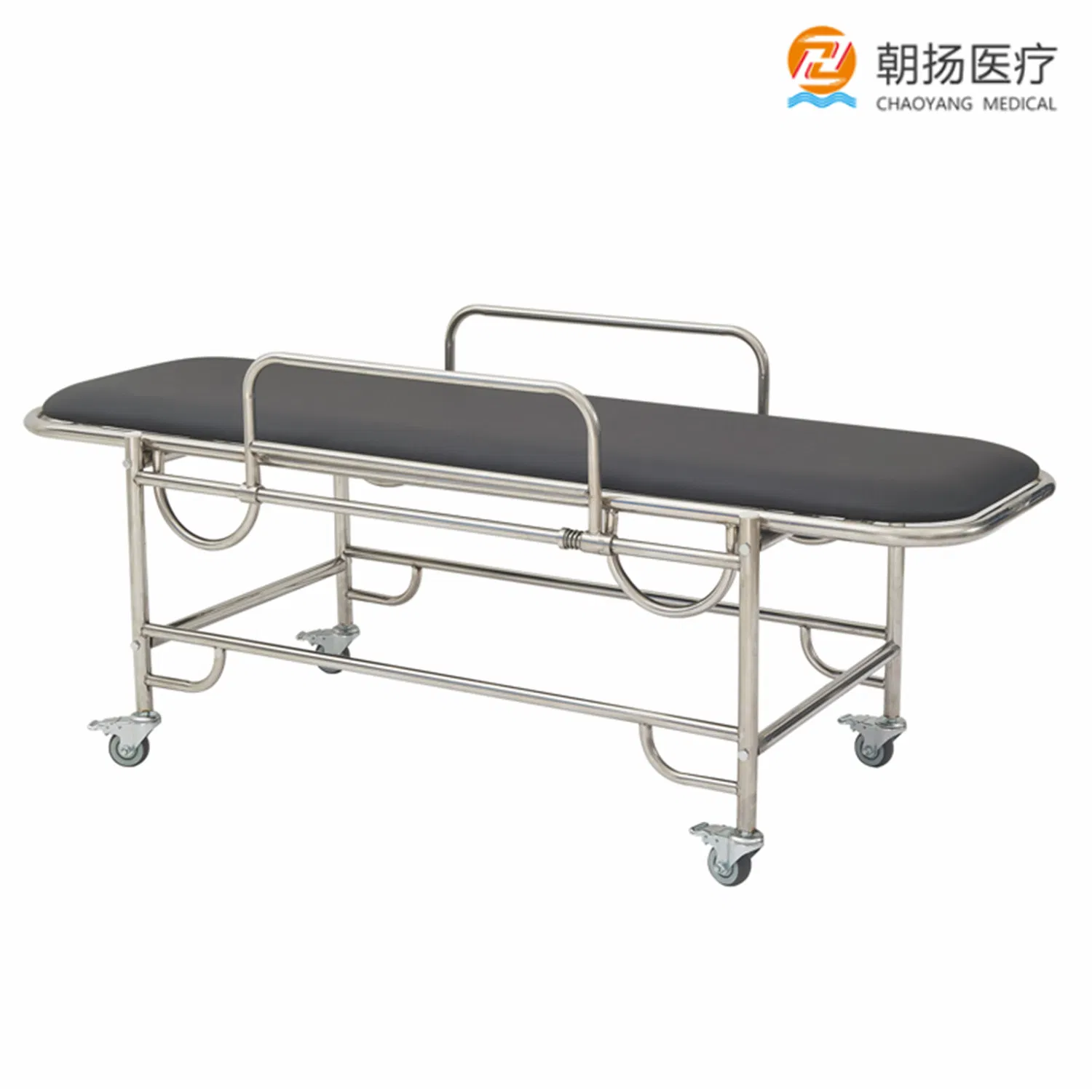 stainless Steel Stretcher Furniture Clinic Rescue Bed Hospital Examination Equipment