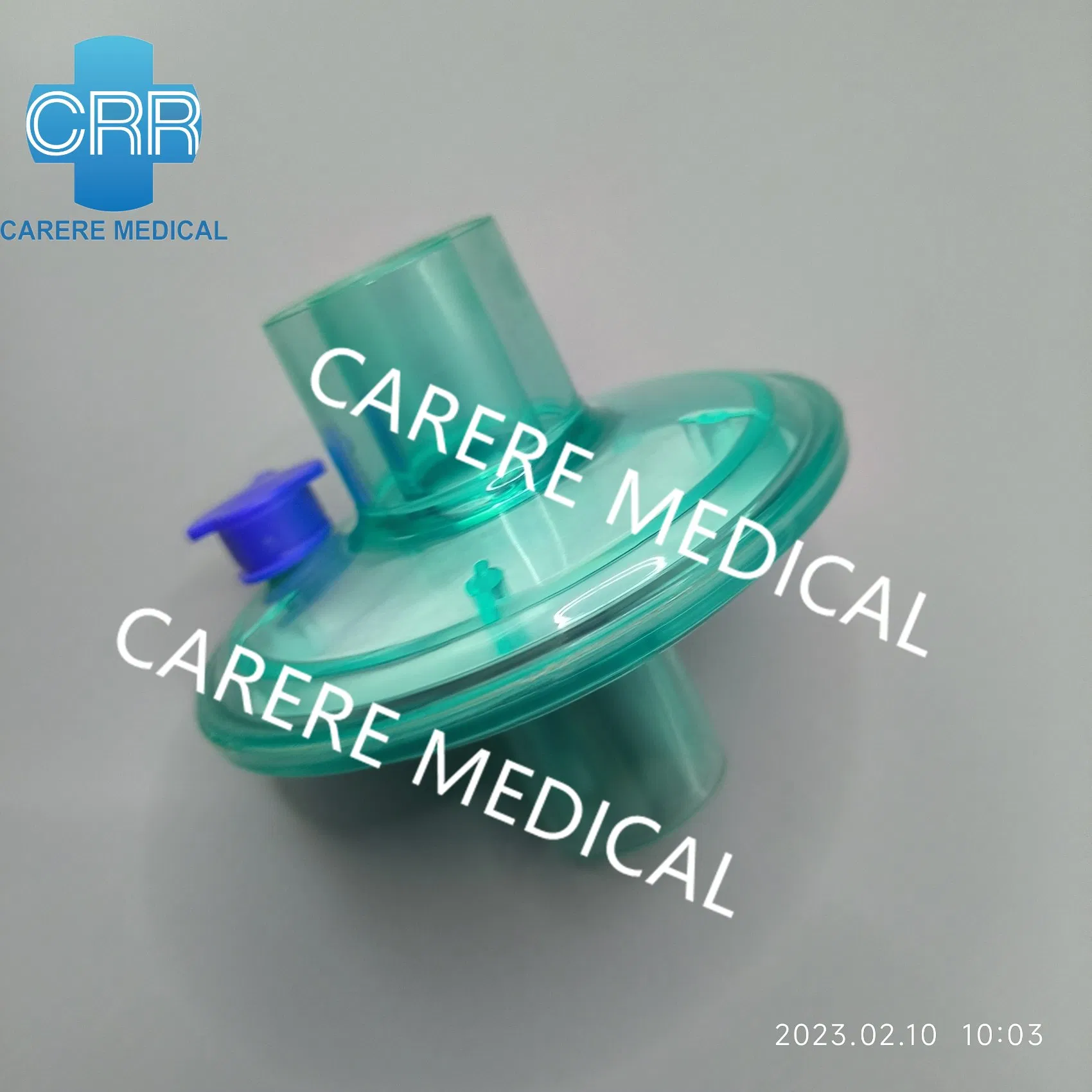Medical Products Medical Equipment Supplies Hmef Filter Disposable Breathing System Filter China Supplier Bacteria Filter BV Filter with Gas Sampling Port