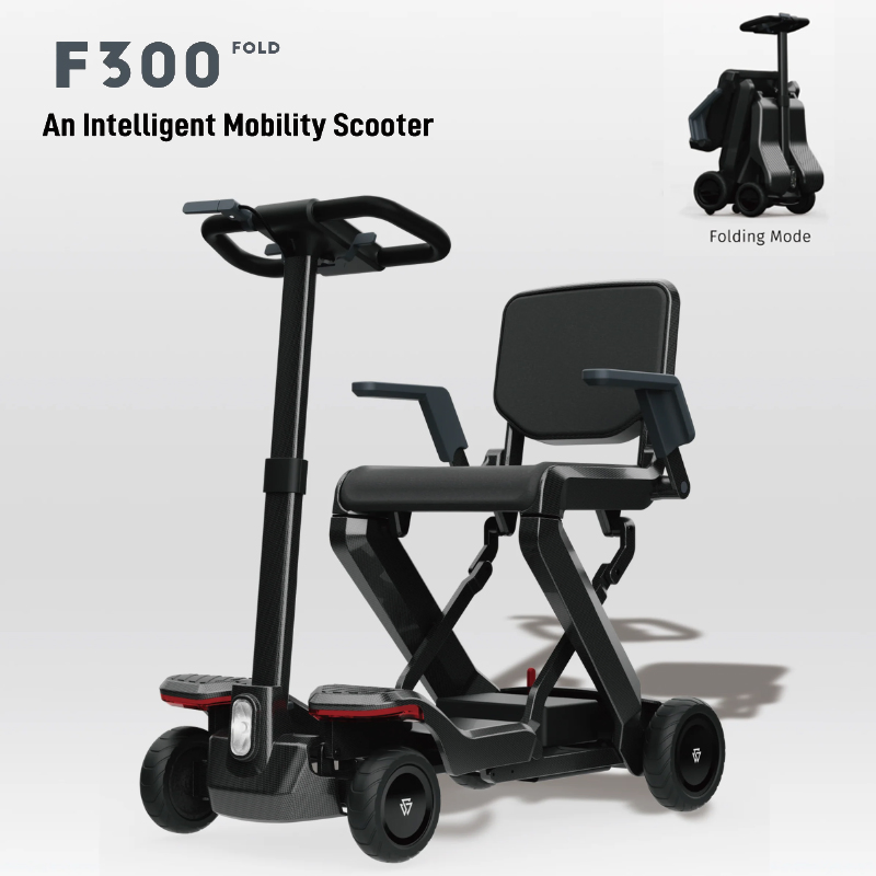 Latest Model of Automatic Folding Electric Mobility Rollator Walker Walking Aid Scooter for Seniors