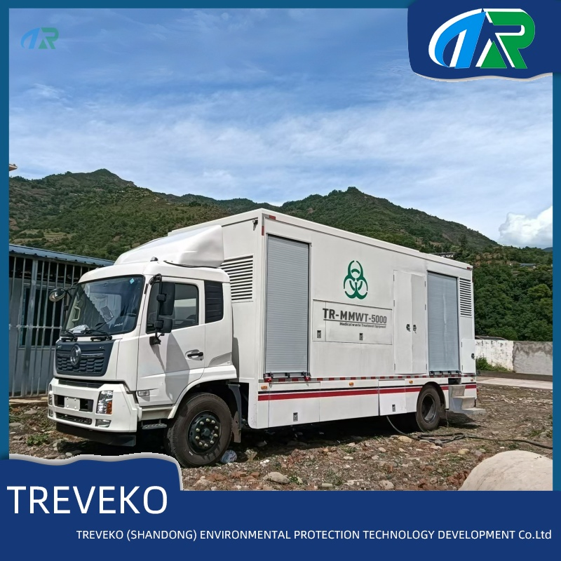 Emergency Mobile Microwave Steam Sterilization Equipment for Infectious Medical Waste