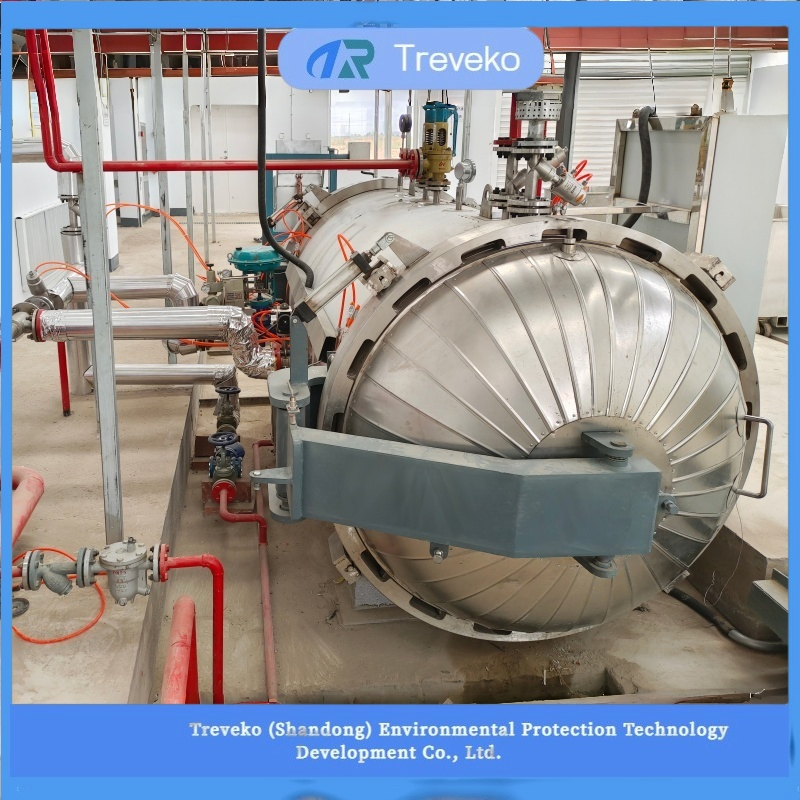 Horizontal High-Temperature Steam Sterilization Shredding Equipment for Mixed Clinical and Laboratory Waste