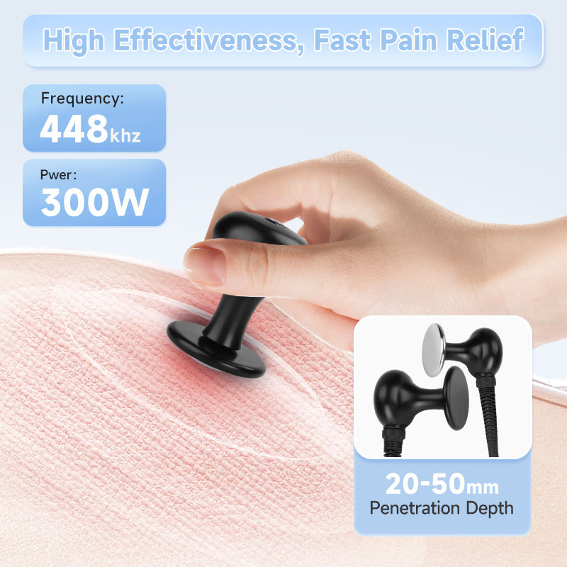 Portable Cet Ret RF448kHz Tecar Therapy Physiotherapy Machine Rehabilitation Physical Therapy Equipment