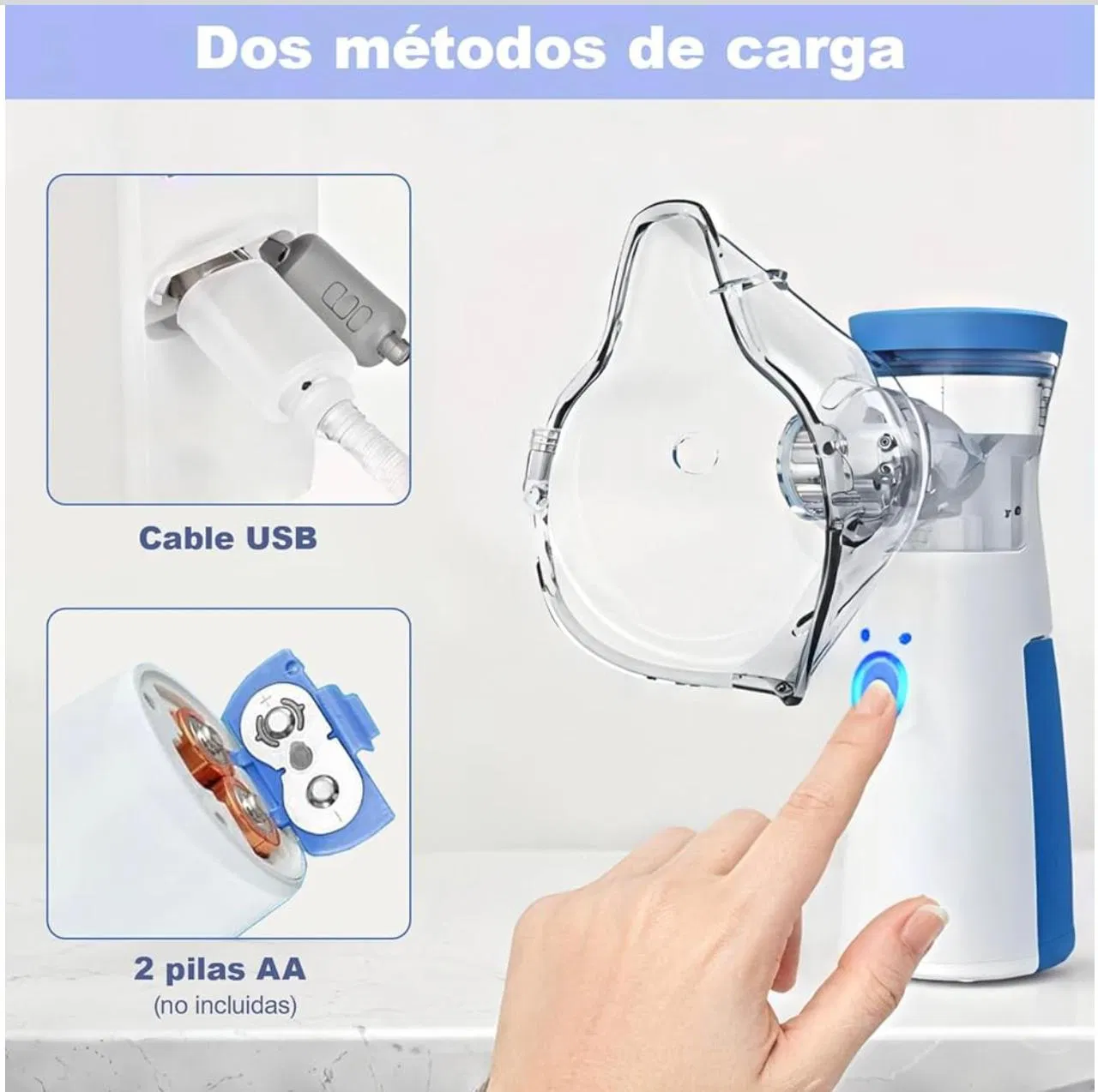 Portable Mesh Nebulizer Medical Equipment for Respiratory Care