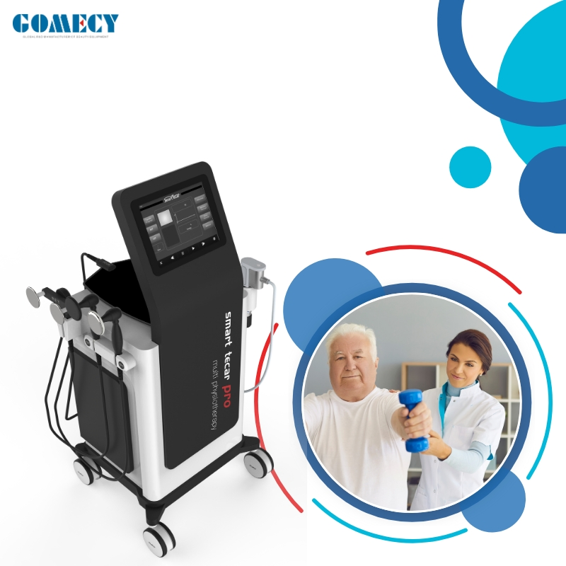 Tecar Ultrasound Shockwave Therapy Device for Rehabilitation and Cellulite Reduction