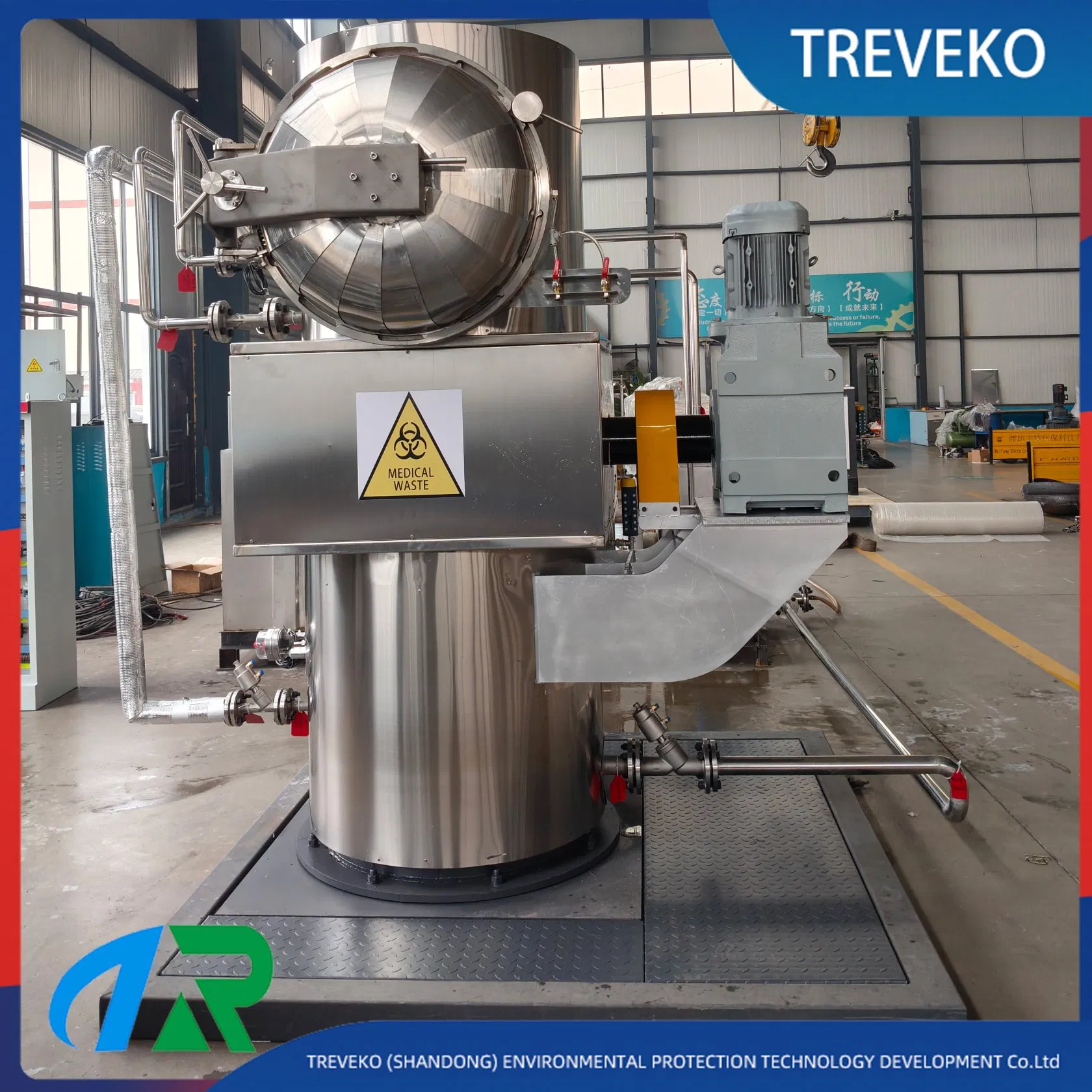 High Temperature Steam Disinfection System Equipment for Clinical Laboratory Waste