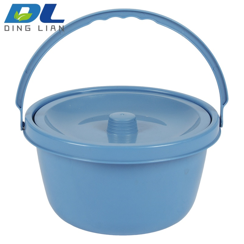 Dl-Single Handle Bucket Medical Equipment Commode Wheelchair Aceesories Dirty Pot